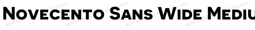 Novecento Sans Wide Medium字体转换